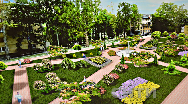 Светомузыкальный фонтан появится в Измаиле в следующем году